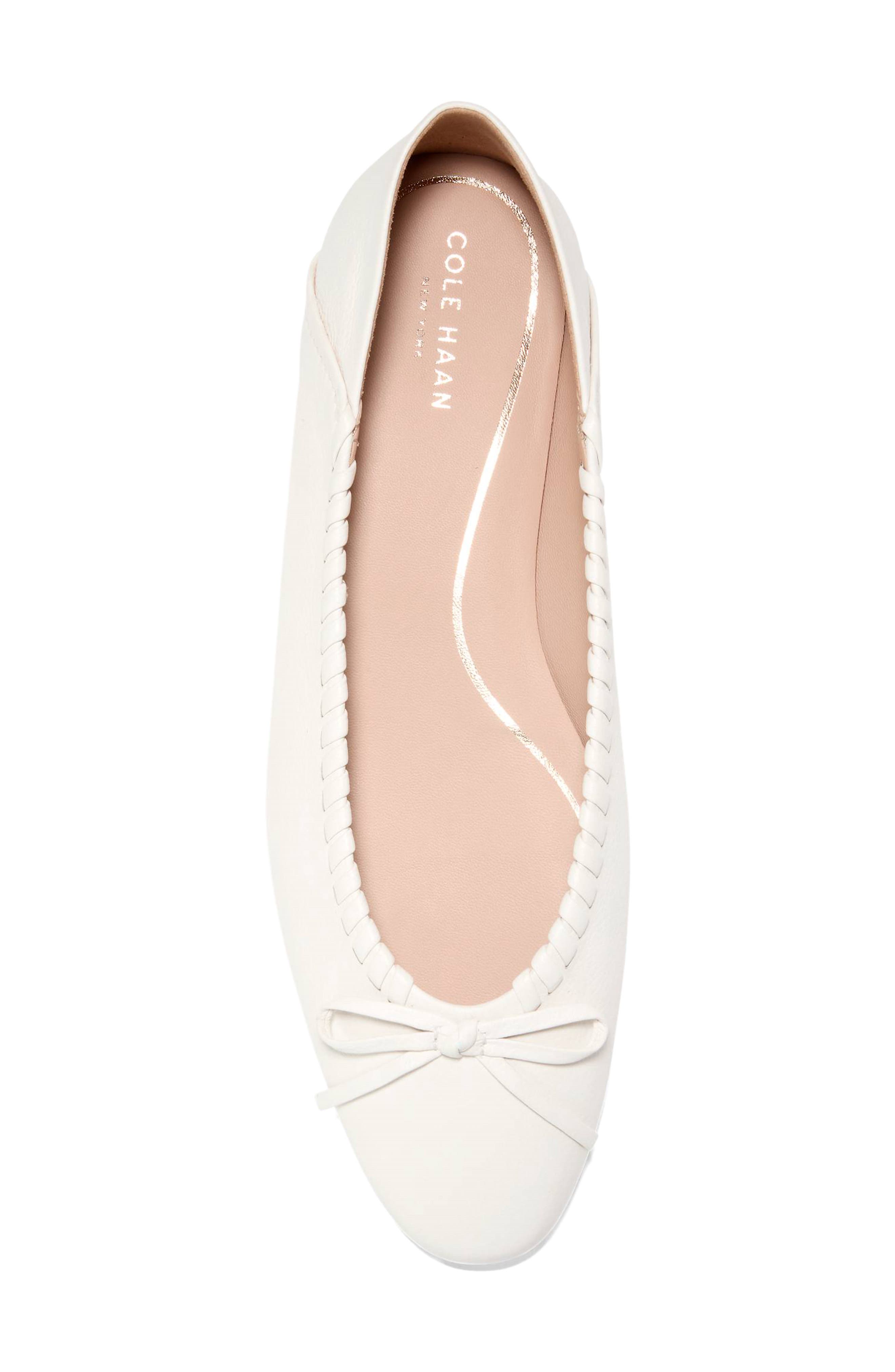 Jaya Travel Ballet Flat, Alternate, color, POWDER TUMBLED LEATHER