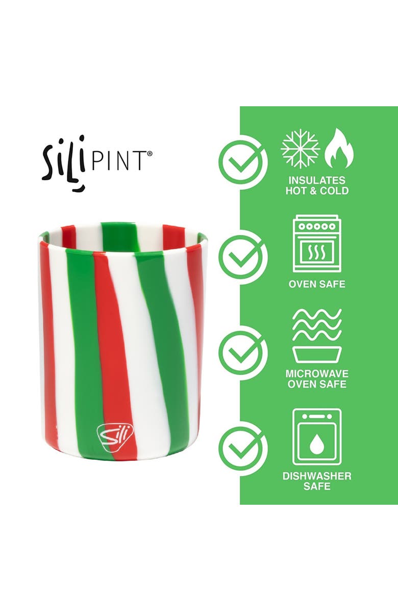 Silipint Silicone 12oz Rocks Glasses 2 Pack, Alternate, color, Multicolored