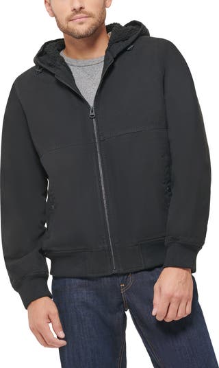 Levi's canvas hooded jacket on sale