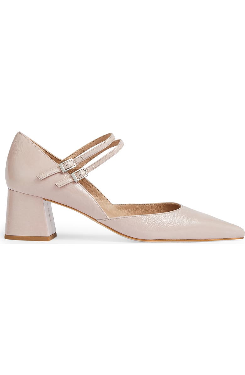 LK Bennett Savannah Mary Jane Pointed Toe Pump, Alternate, color, Pink