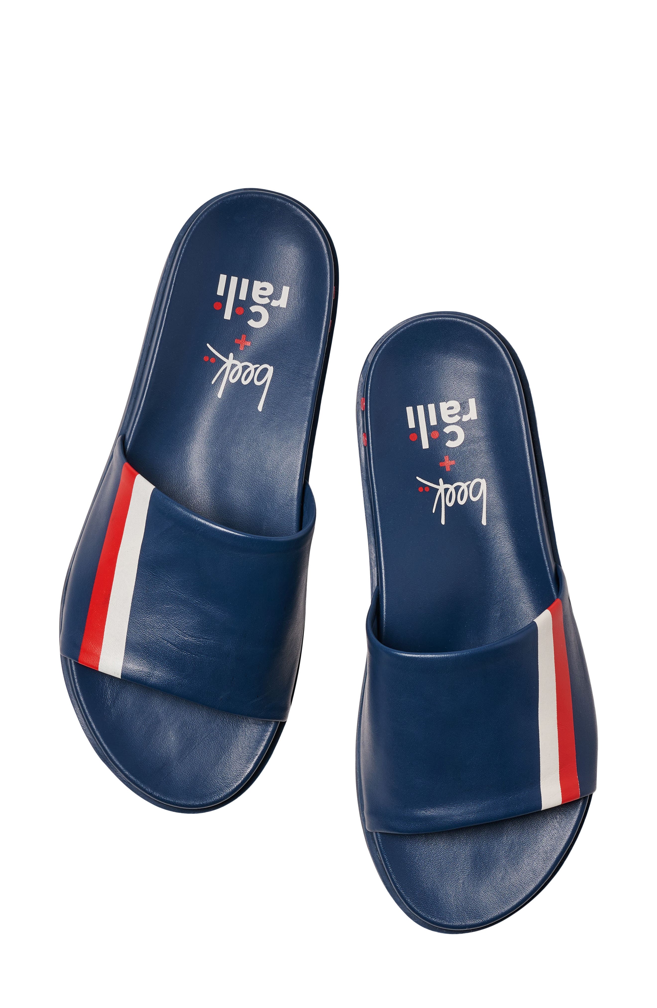 Railibird Slide Sandal, Alternate, color, STRIPE
