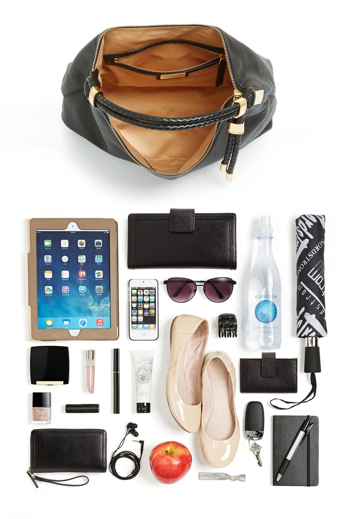 Michael Kors 'Skorpios' Leather Hobo, Alternate, color, 