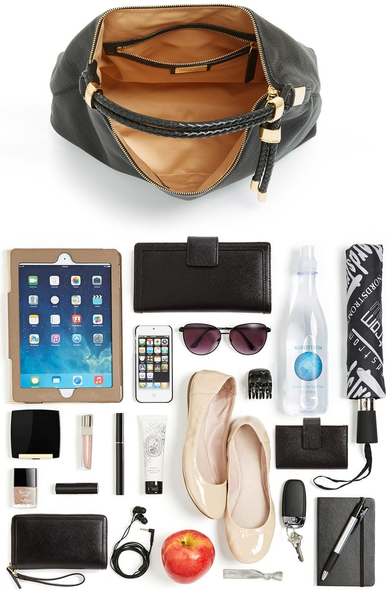 Michael Kors 'Skorpios' Leather Hobo, Alternate, color,