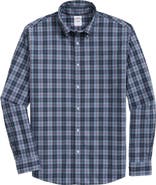 Brooks Brothers Friday Plaid Cotton Poplin Button-Down Shirt