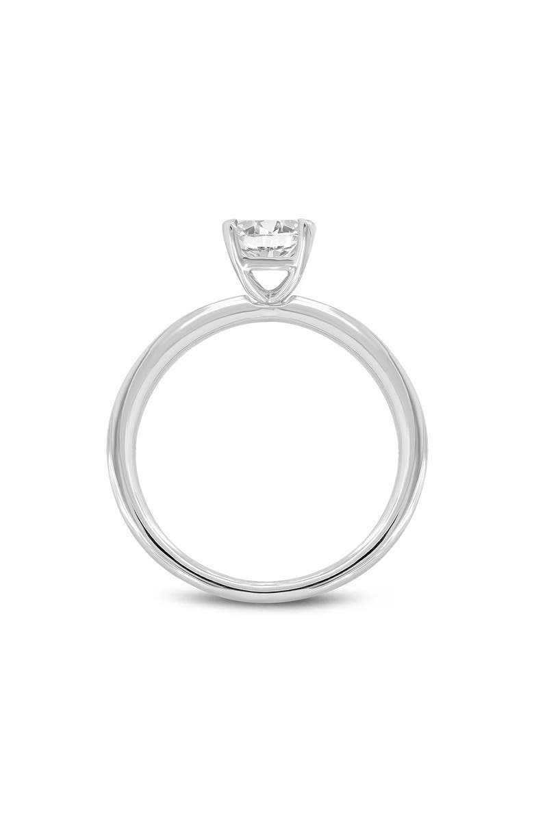 LuvMyJewelry Dora 14K Gold Radiant Cut Lab Grown Solitaire Diamond Ring - 1.5 Ct, Alternate, color, 14K White Gold