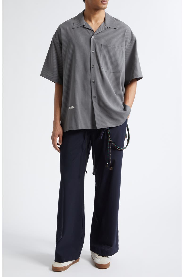 Relaxed Wool Blend Lounge Pants, Alternate, color, NAVY