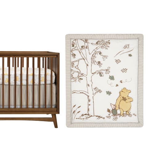 Disney Baby Storytime Pooh 3-Piece Nursery Crib Bedding Set