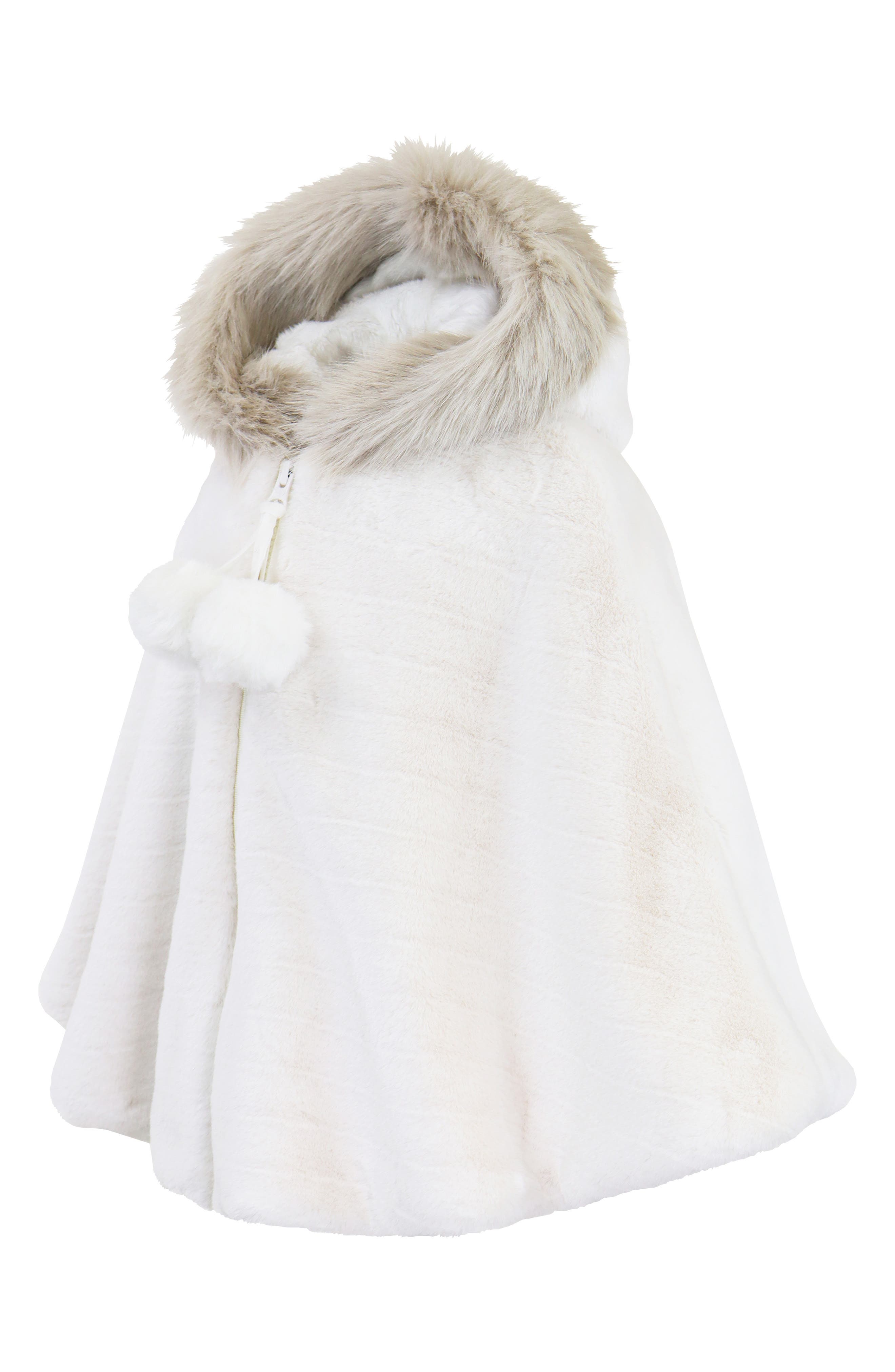 Widgeon Kids' Faux Fur Hooded Cape | Nordstrom