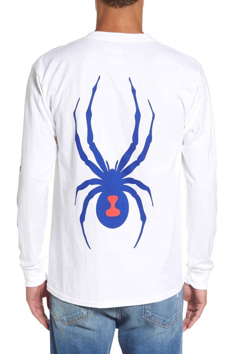 Hanes Spyder Logo Long Sleeve T-Shirt, Alternate, color, 