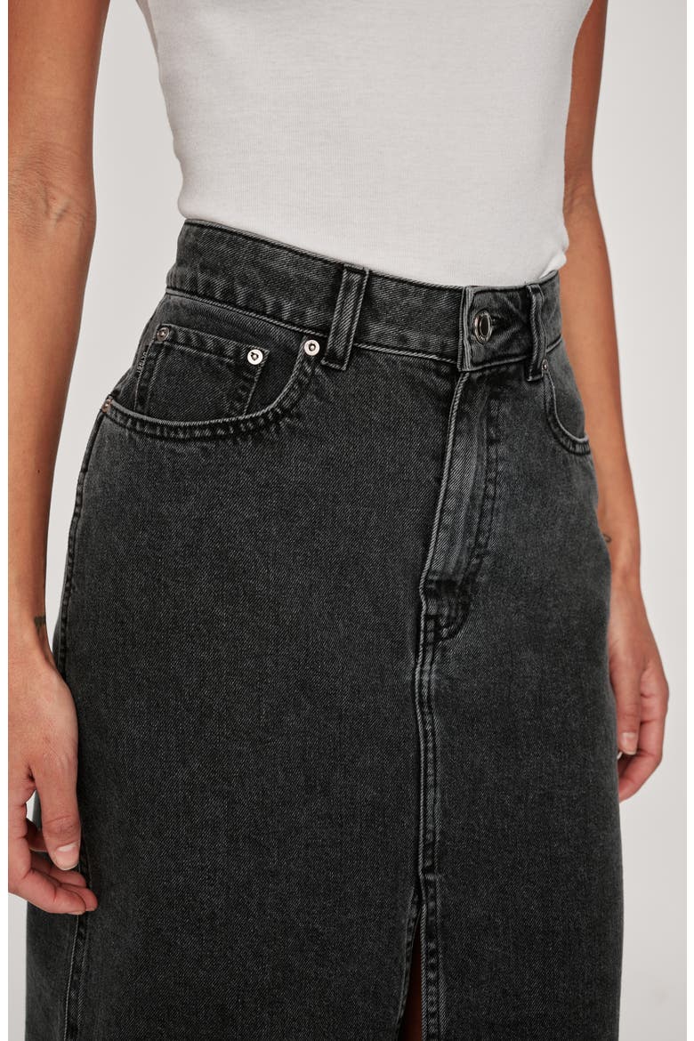 Lexie High Waist Denim Skirt, Alternate, color, LIGHT NIGHTSHADE VINTAGE