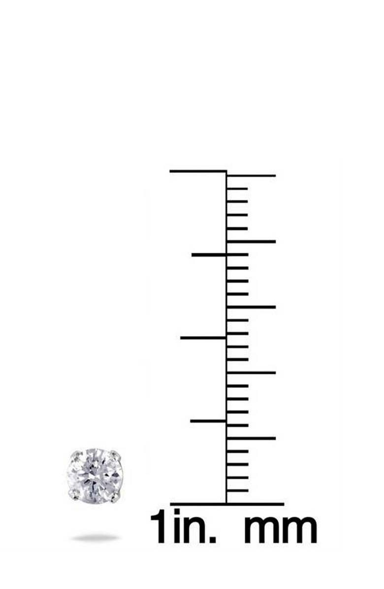 Bliss Diamond 1/2Ct Round Diamond Studs Earrings in 14K Or Gold Basket Setting, Alternate, color, 