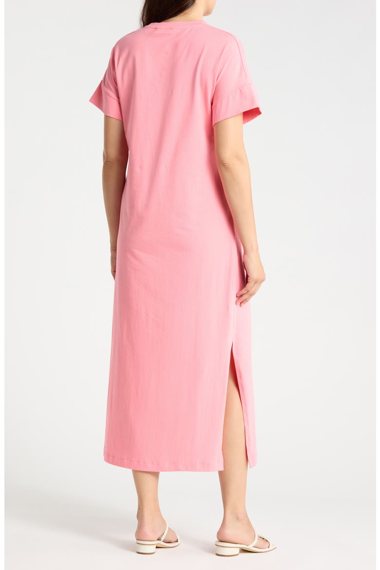 Maxi T-Shirt Dress, Alternate, color, STRAWBERRY PINK