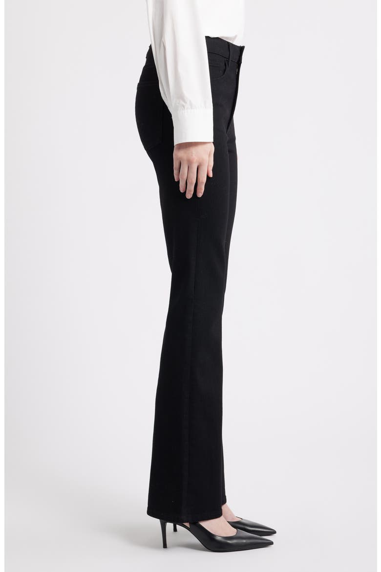The Reboot High Waist Bootcut Jeans, Alternate, color, BLACK