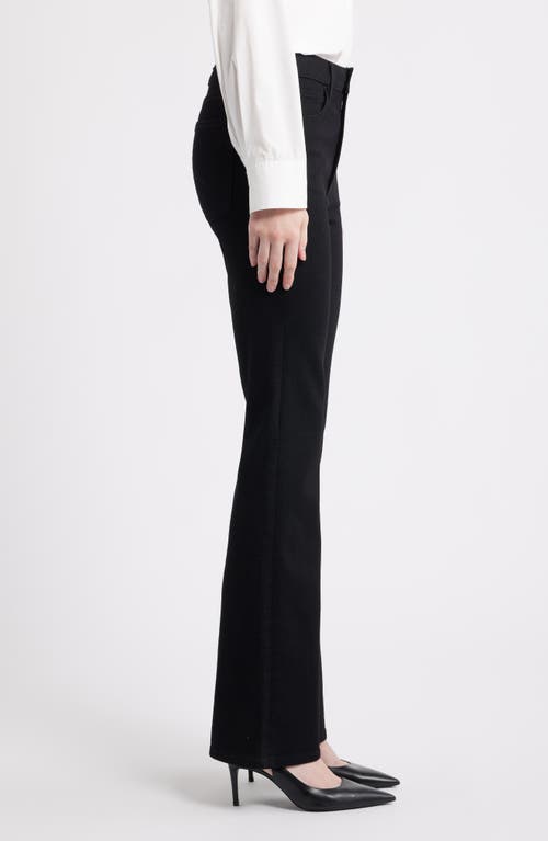 Frame Le High Straight Cropped High-rise Straight-leg Jeans In Black