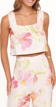 Petal & Pup Devlin Floral Crop Tank