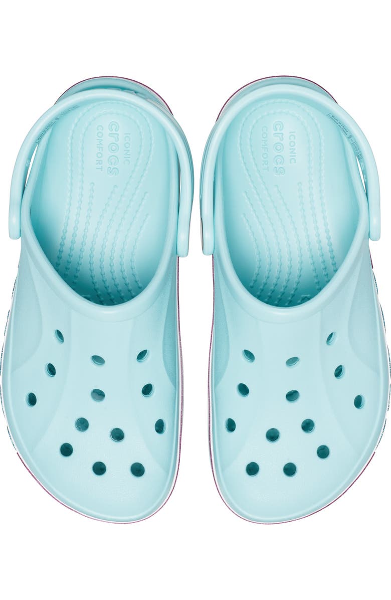 CROCS Kids' Bayaband Rainbow Glitter Clog, Alternate, color,