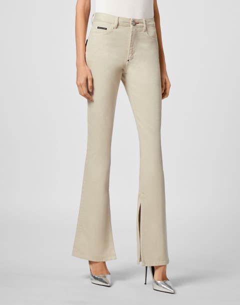 Jeans Flare Fit Iconic Plein Women