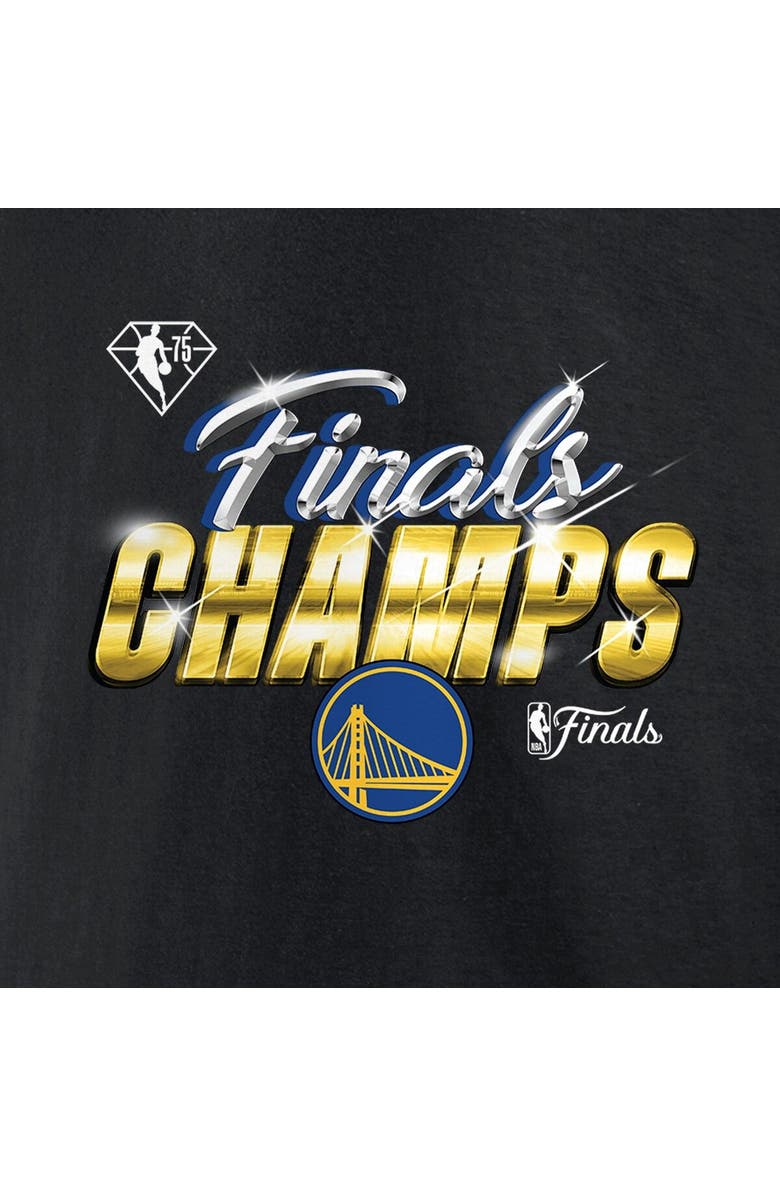 FANATICS Men's Fanatics Branded Black Golden State Warriors 2022 NBA Finals Champions Forward Roster Signature T-Shirt, Alternate, color,