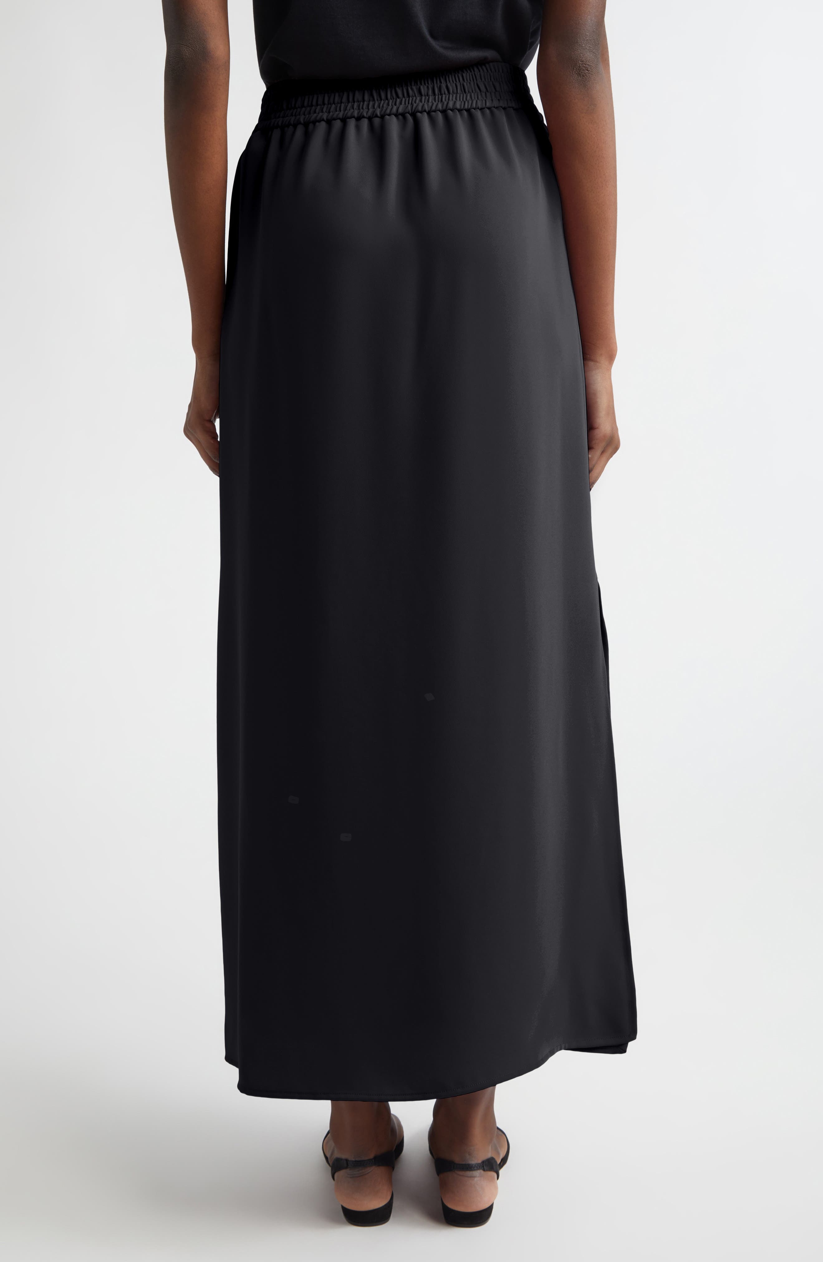 Cady Drawstring Maxi Skirt - image 2