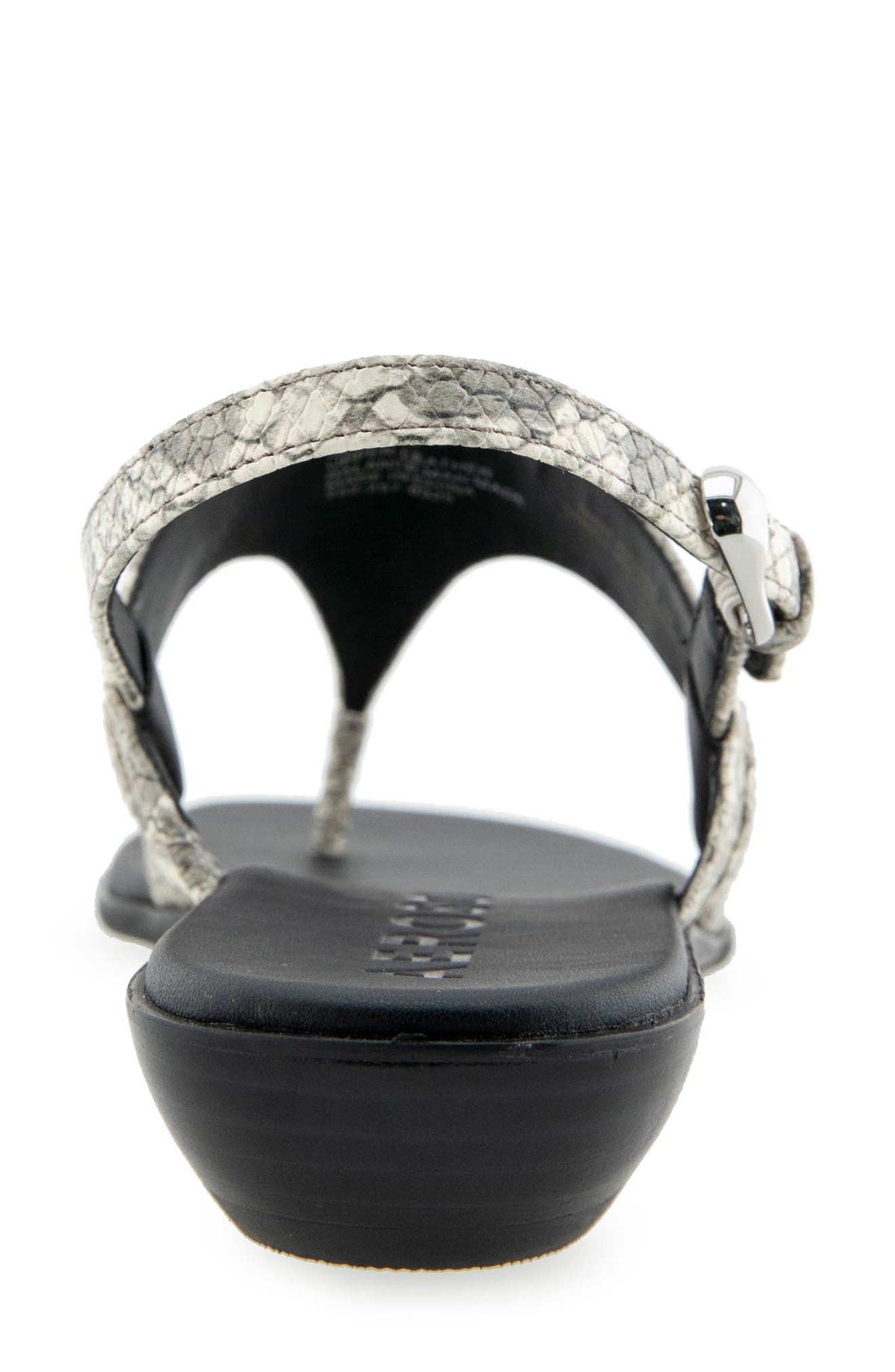 Aerosoles Gemal Slingback Sandal, Alternate, color, Roccia Embossed Snake Leather