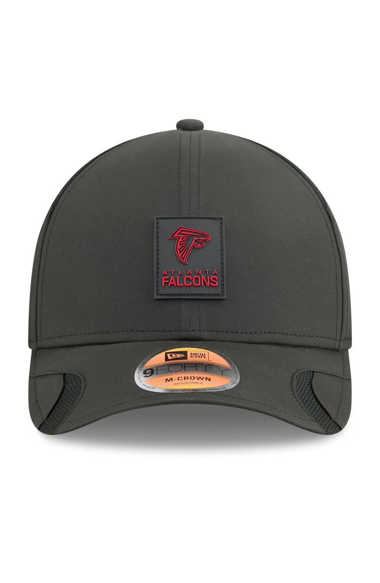 New Era Men's New Era Black Atlanta Falcons 2025 Sideline  M-Crown 9FORTY Adjustable Hat, Alternate, color, Black