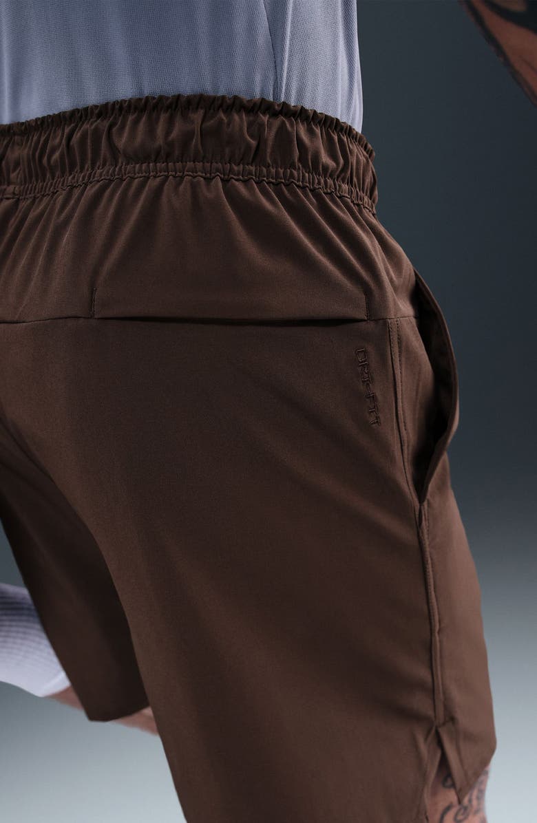 Nike Dri-FIT Unlimited 7-Inch Unlined Athletic Shorts, Alternate, color, 237 Baroque Brown/Black/Baroque Brown
