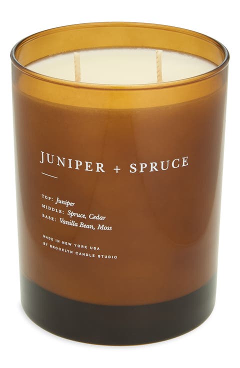 Juniper + Spruce Two-Wick Candle