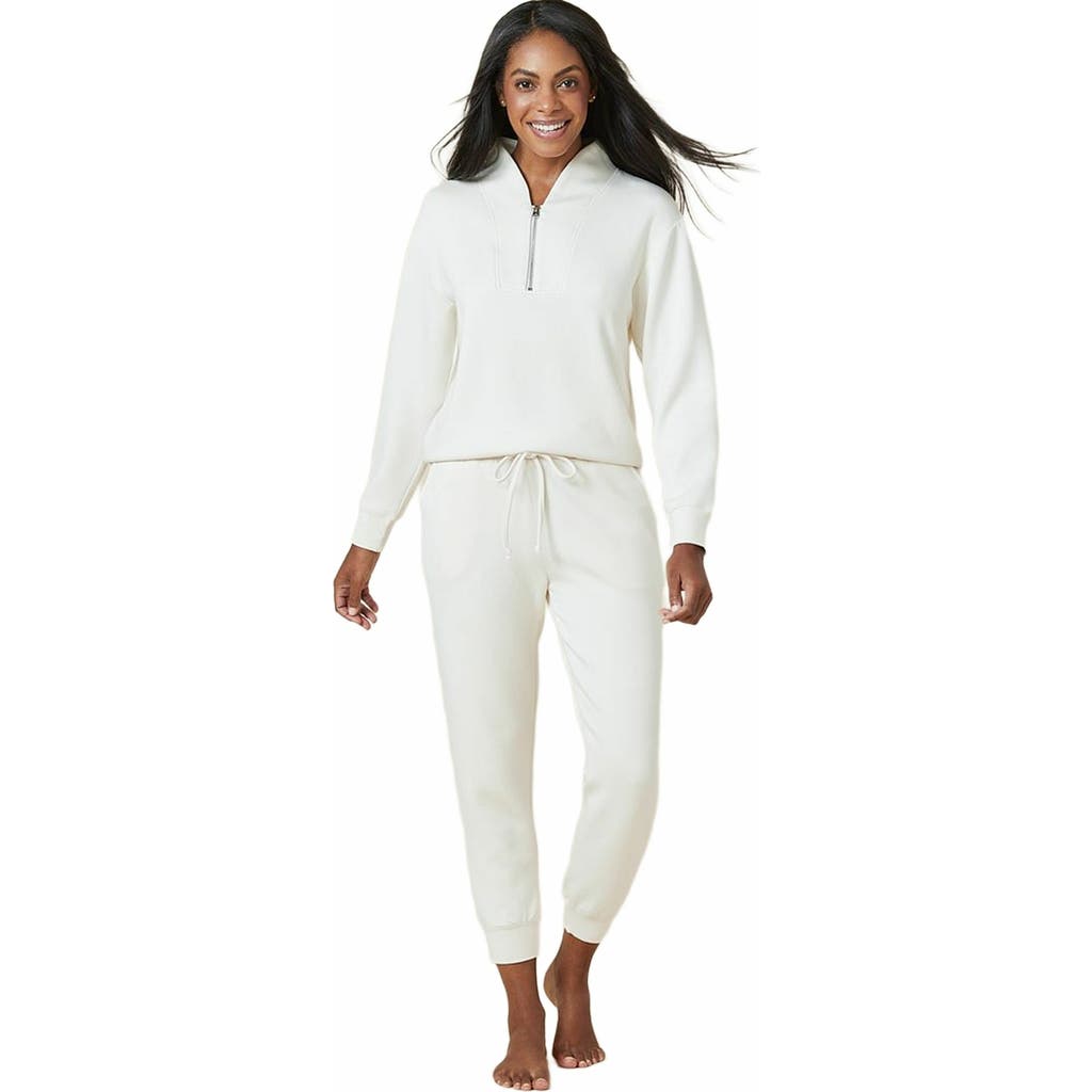 Softies Athleisure DreamTech 1/4 Zip Jogger Set in Almond  product