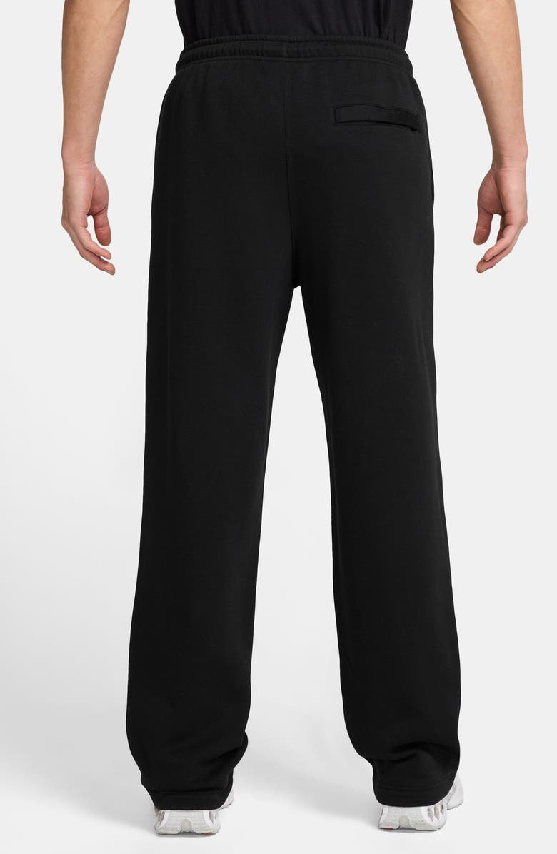 Nike Club Fleece Bungee Pants, Alternate, color, Black/ White