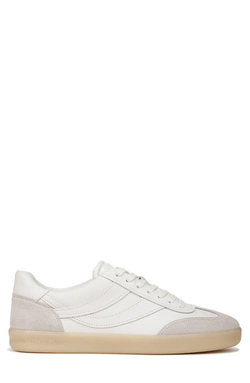 Vince Men's Oasis-m Leather Low-top Sneakers In Chk/horchata