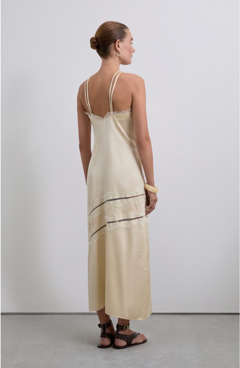 Scalpers Laceslip Dress, Alternate, color, Ecru