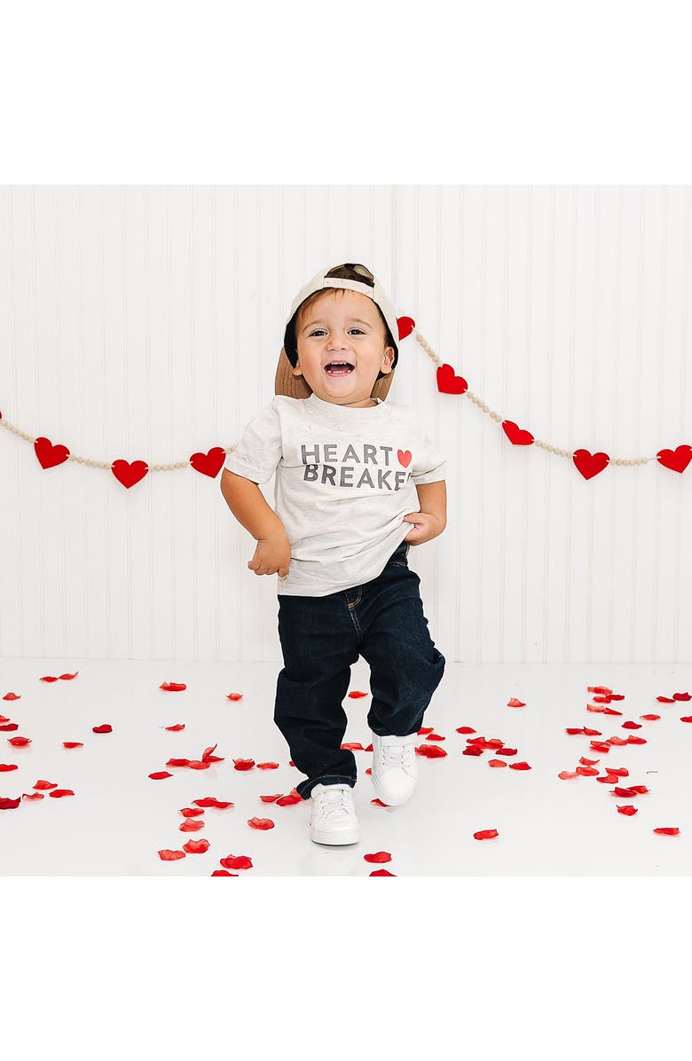 Sweet Wink Heartbreaker Valentine
s Day Short Sleeve T-Shirt, Alternate, color, Natural Heather