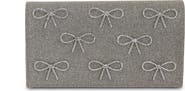 Jewel Badgley Mischka Julia Crystal Bow Flap Clutch