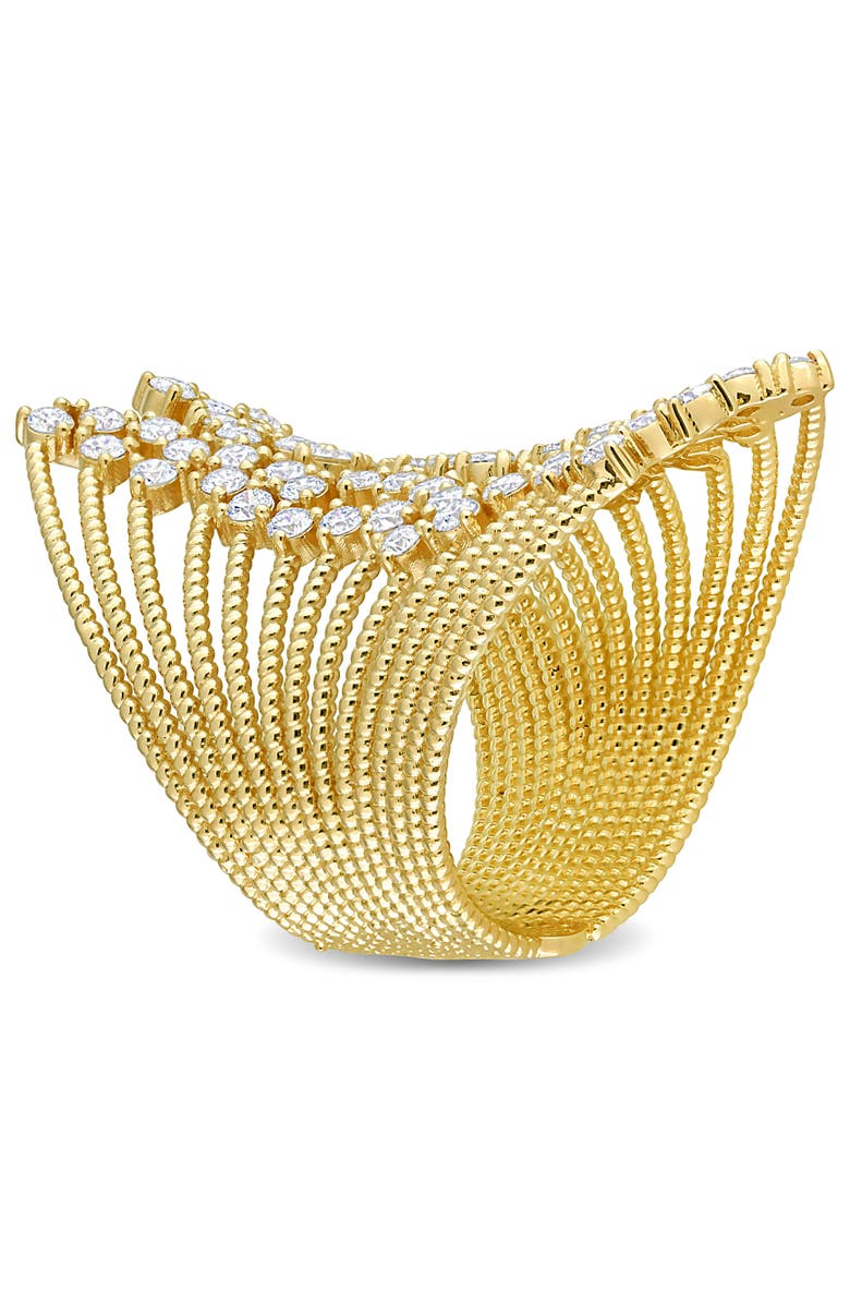 Julianna B. Diamond Multi-Row Open Ring 14k, Alternate, color, 14K Yellow Gold