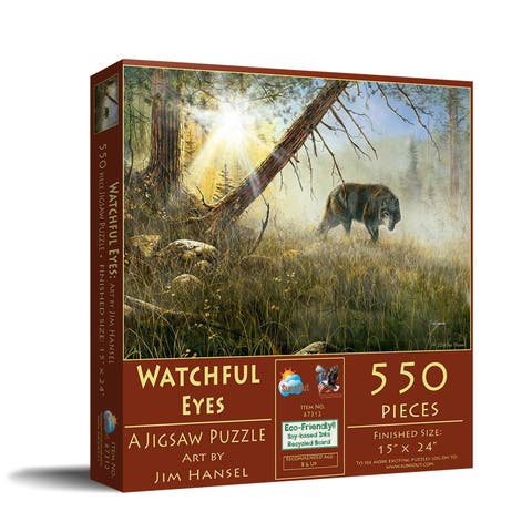 Watchful Eyes 550 piece Jigsaw Puzzle for Adults