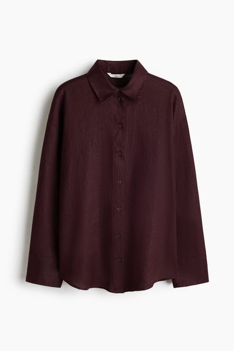 Oversized Linen Shirt