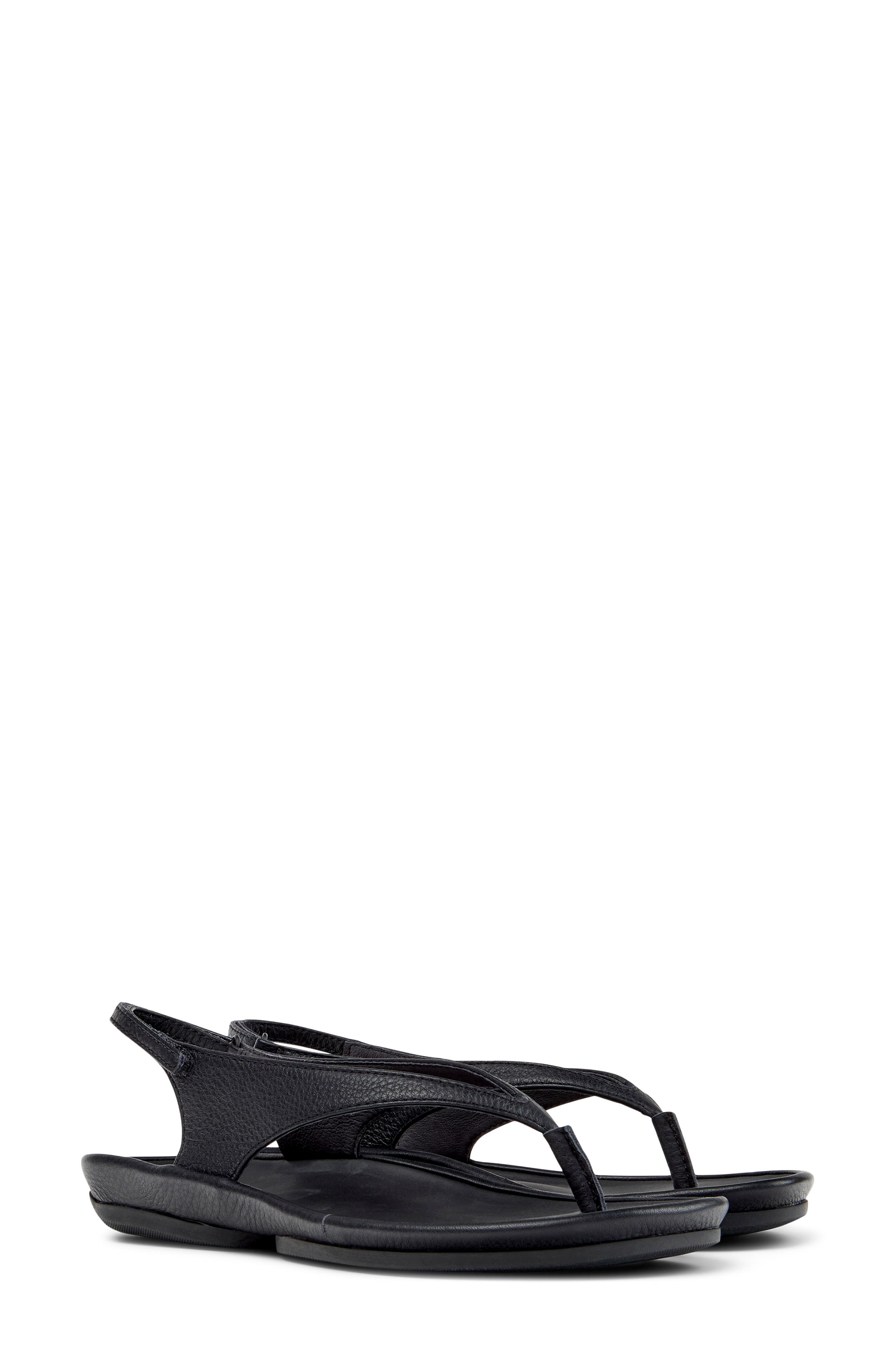 Camper Right Isla Slingback Sandal, Main, color, Black