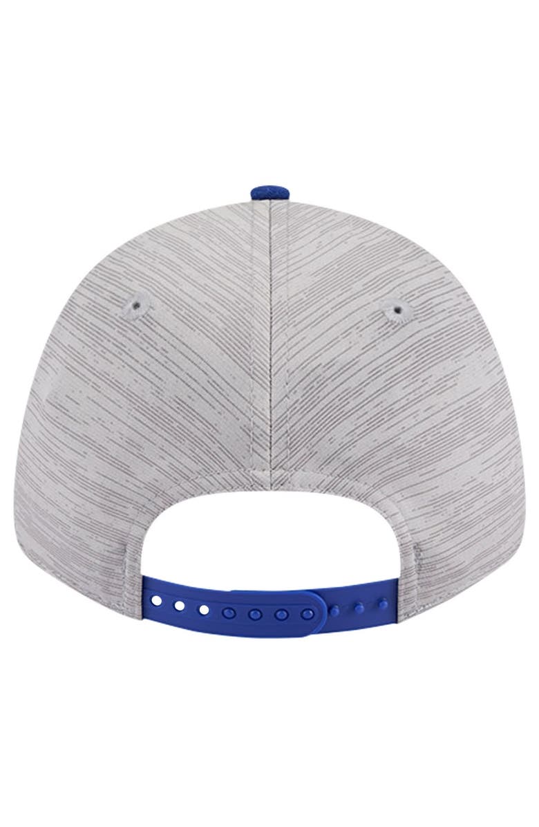 New Era Men's New Era Heather Gray/Royal Philadelphia 76ers Active Digi-Tech Two-Tone 9FORTY Adjustable Hat, Alternate, color, Heather Gray