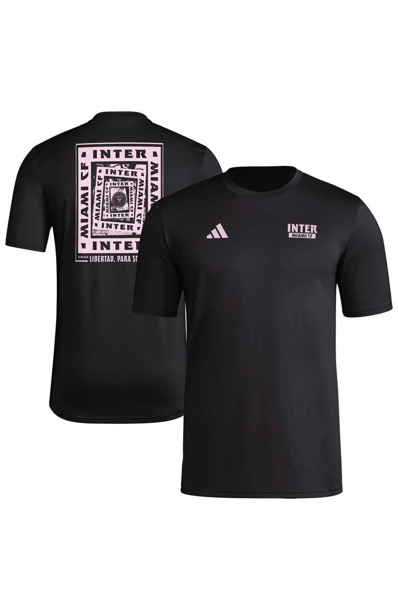 adidas Men's adidas Black Inter Miami CF Local Wrap T-Shirt, Main, color, Black