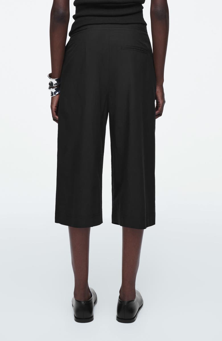 COS Renkon Wrap Look Cotton Bermuda Shorts, Alternate, color, 