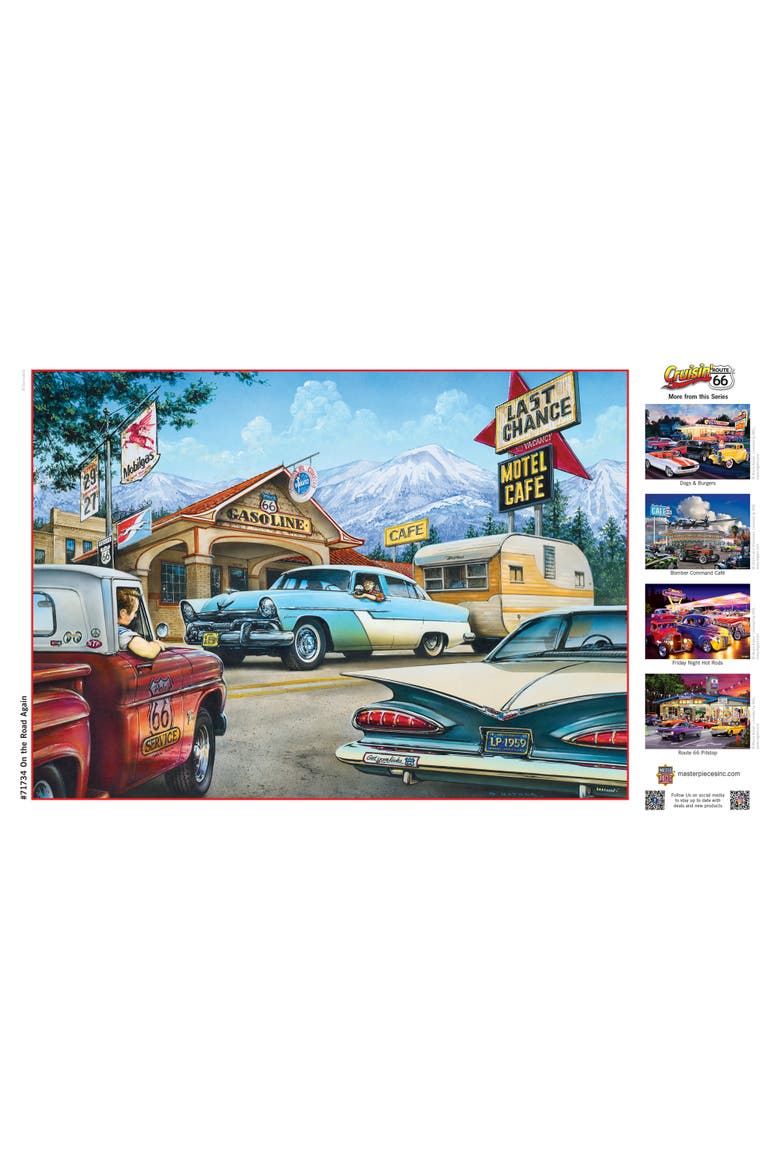 On the Road Again 1000 Piece Puzzle, Alternate, color, Multicolor