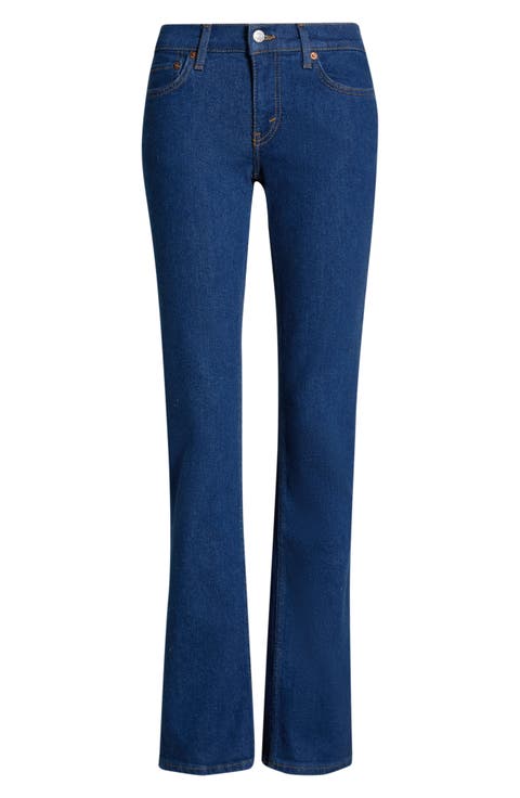 The Lean Low Rise Flare Jeans (Dark Star)