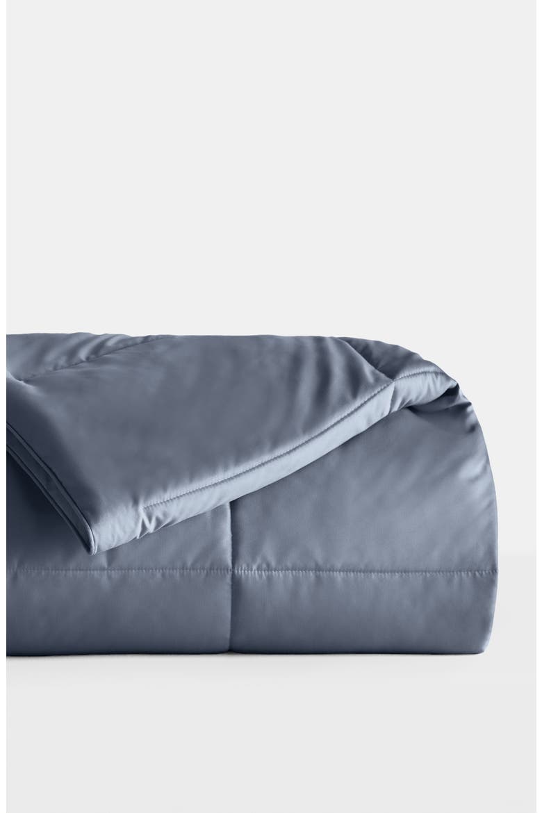 All Season Premium Down Alternative Solid Comforter, Alternate, color, STONE