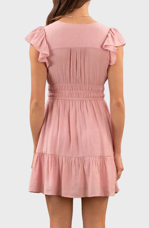 BLU PEPPER BLU PEPPER TIERED MINIDRESS
