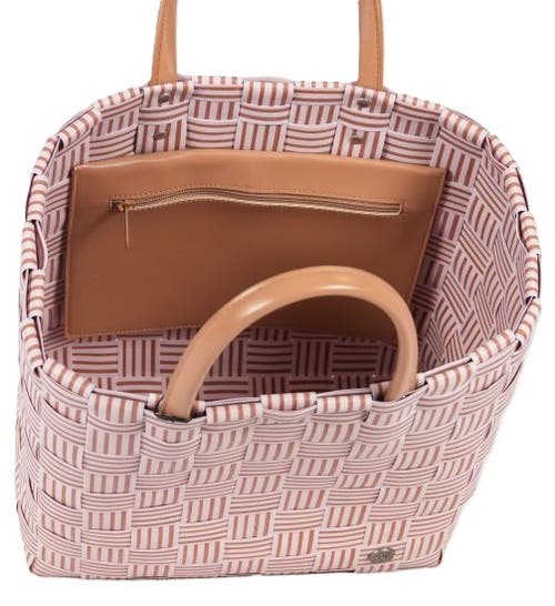 HANDED BY HANDED BY JOY RECYCLED PLASTIC SHOPPER 