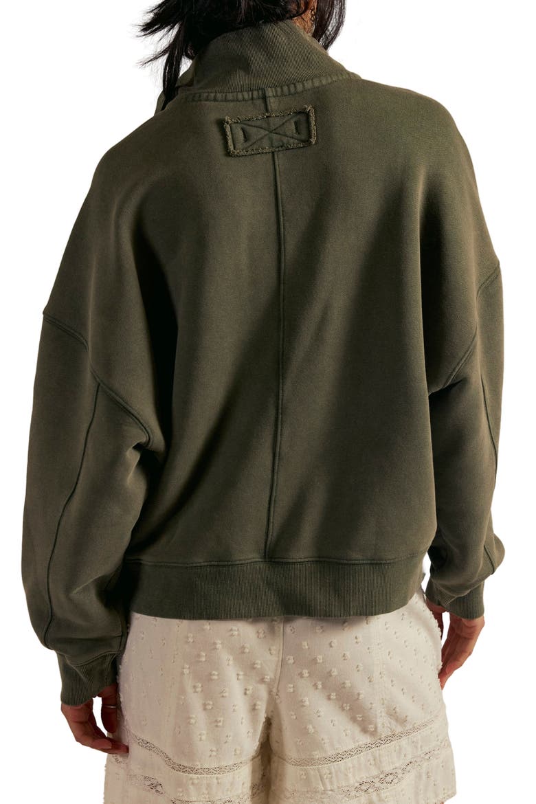 Timeless Cotton Blend Pullover, Alternate, color, ADVENTURER