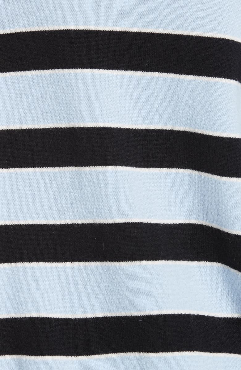 Robert Rodriguez Olivia Ruffle Stripe Sweater, Alternate, color, 