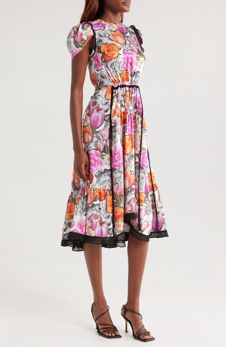 3.1 Phillip Lim Floral Collage Dress, Alternate, color,