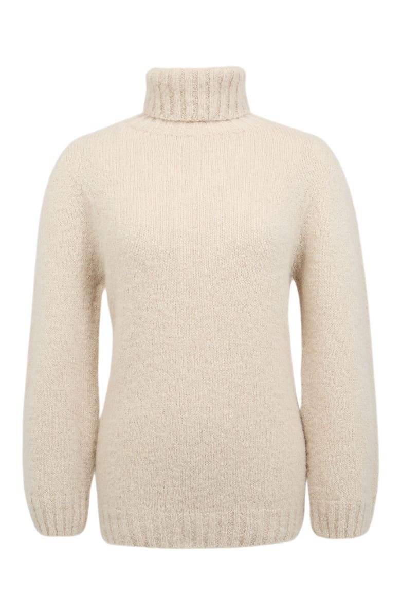 Celtic & Co. Alpaca Cott Slch Turtleneck Sweater, Main, color, Oatmeal