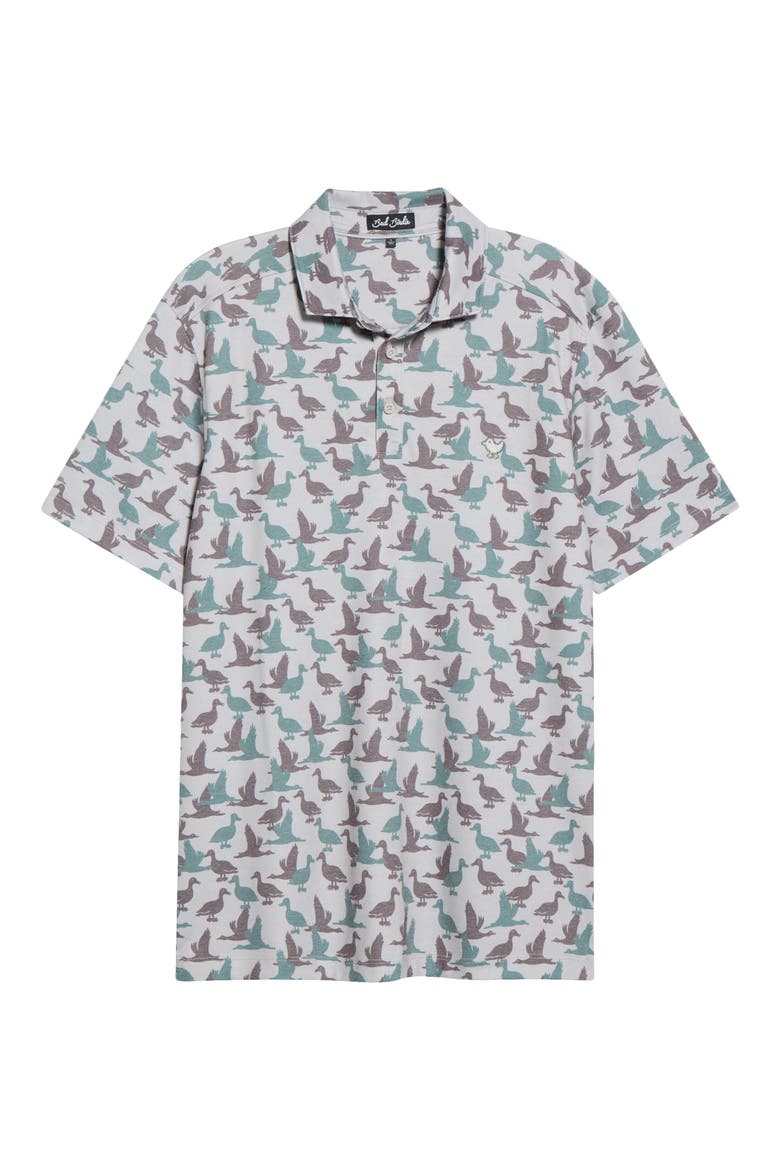 Piqué Performance Polo, Main, color, WHAT THE DUCK